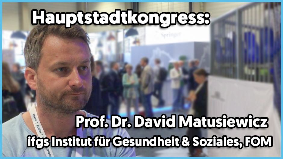 Prof. Dr. David Matusiewicz, ifgs Institut für Gesundheit & Soziales, FOM