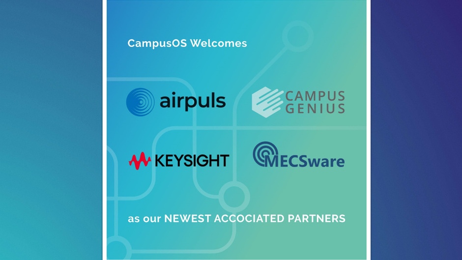 CampusOS-Projekt: Vier assoziierte Partner schließen sich an, um 5G- Campusnetze voranzubringen