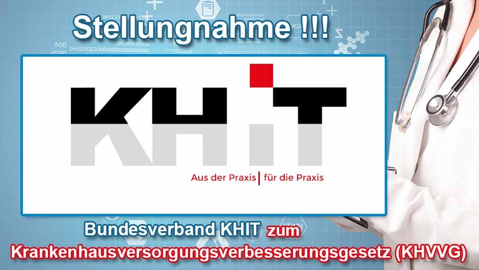 Stellungnahme des Bundesverbandes der Krankenhaus-IT-Leiterinnen/Leiter (KH-IT) zum Krankenhausversorgungsverbesserungsgesetz (KHVVG)